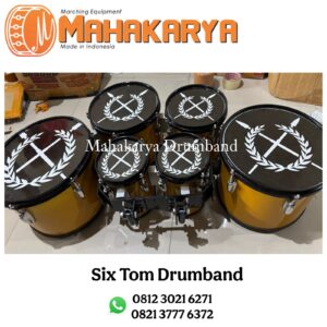 Alat Six Tom Drumband