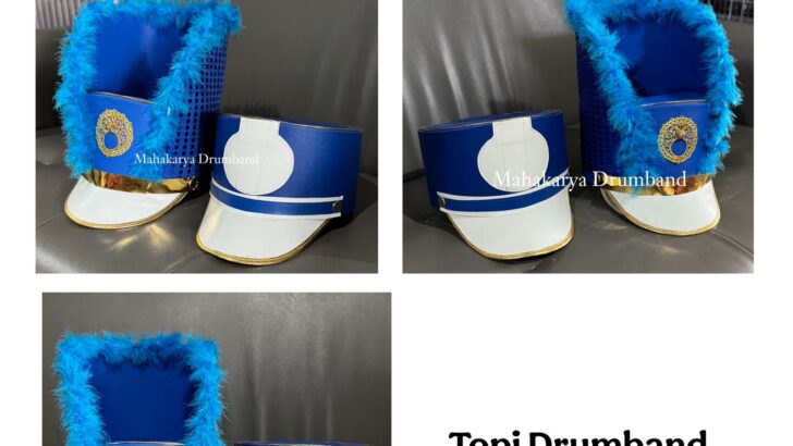 Topi Drumband Biru