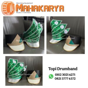 Topi Drumband Hijau