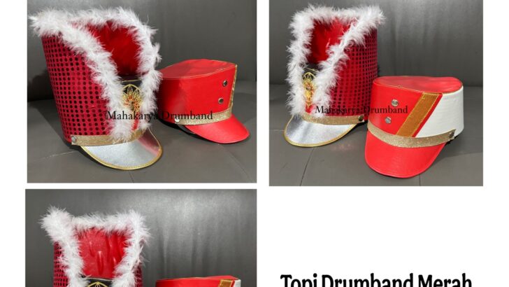 Topi Drumband Merah