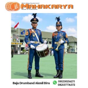 Baju Akmil Drumband Biru