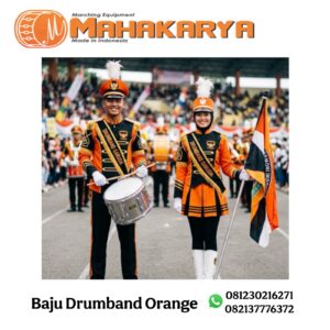 Baju Drumband Orange